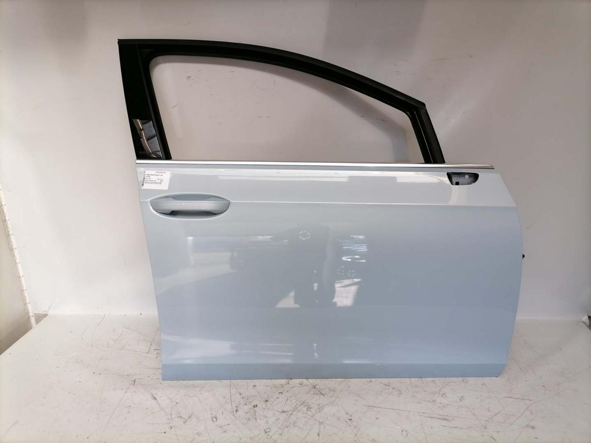 VW Golf 8 original Tür vorn rechts LV5L Christal Ice Blue 5-Türer Rohbau Bj.2024